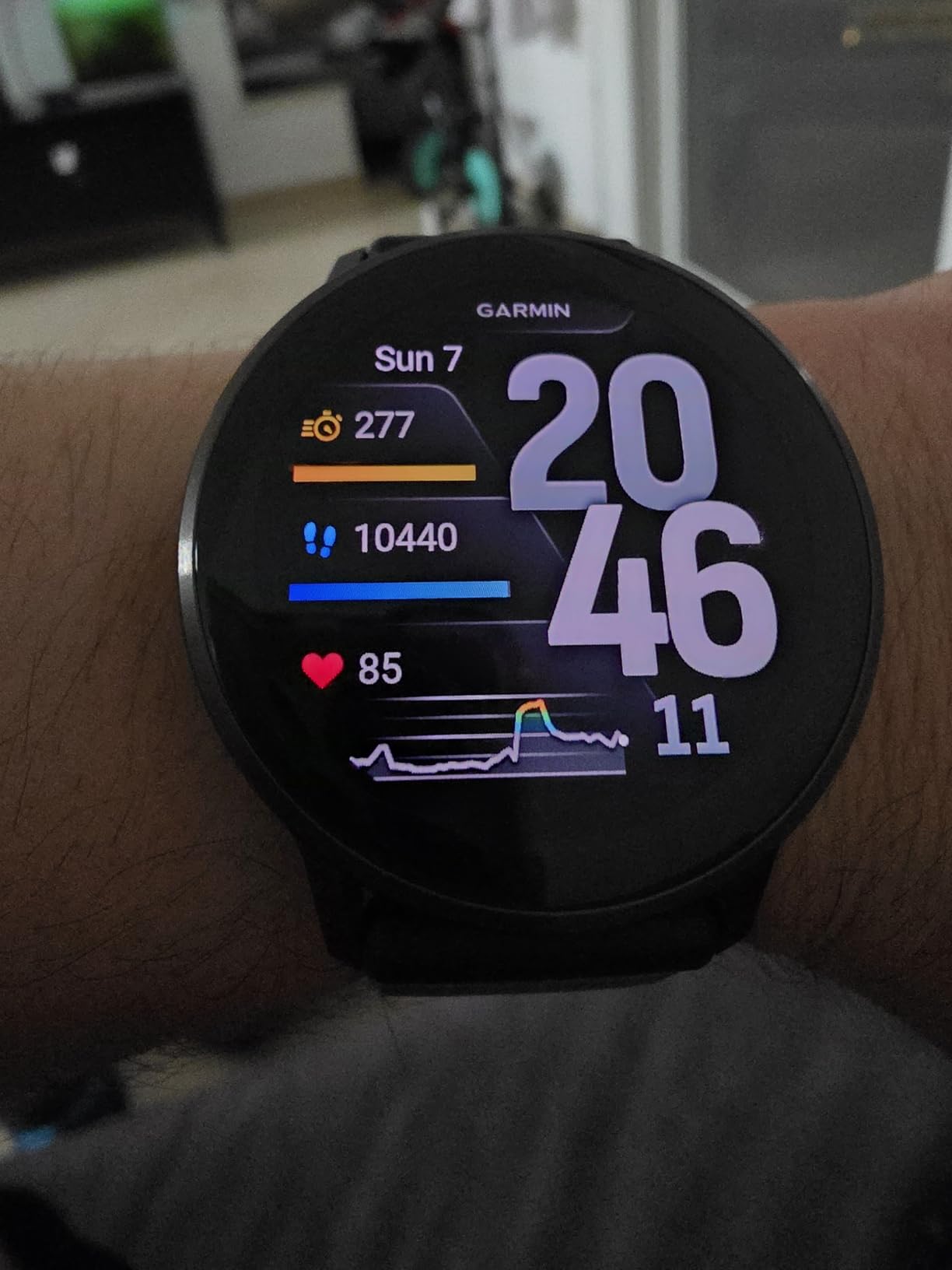 Garmin Venu 4, Advanced Fitness Smartwatch, 45mm, Black Silicone customer photo 1