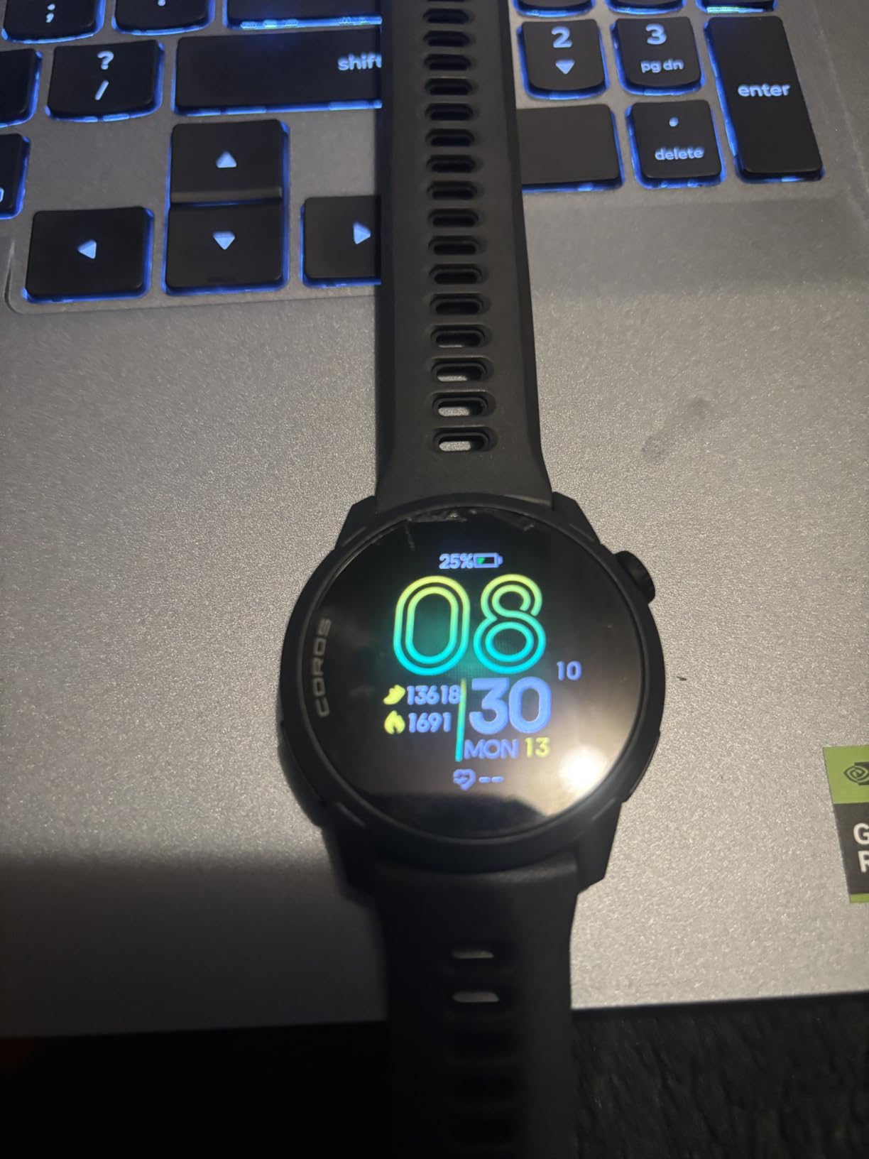 COROS PACE 4 Ultralight Sport GPS Watch for Run, Black Silicone, 1.2
