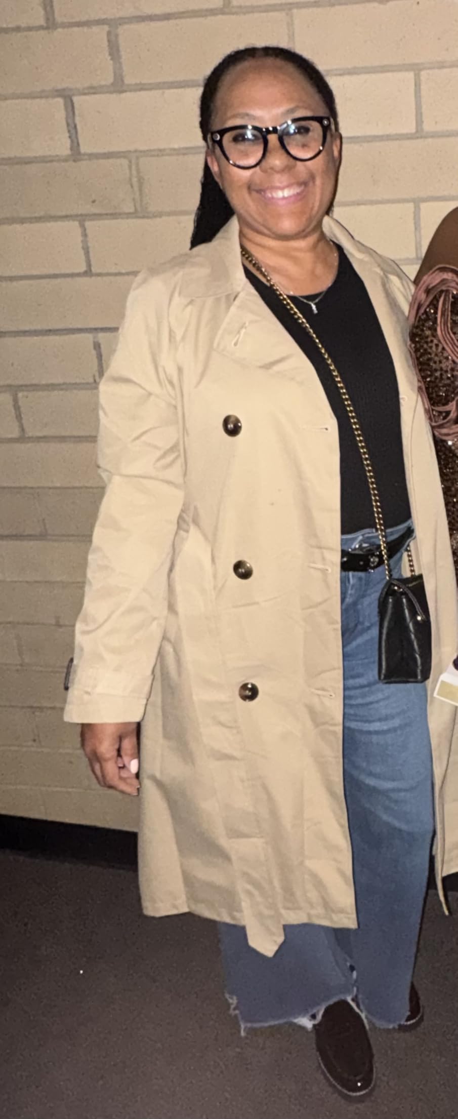 Steve Madden Women's Long Oversized Lapel Trench Coat, Fall Trench Jacket customer photo 1