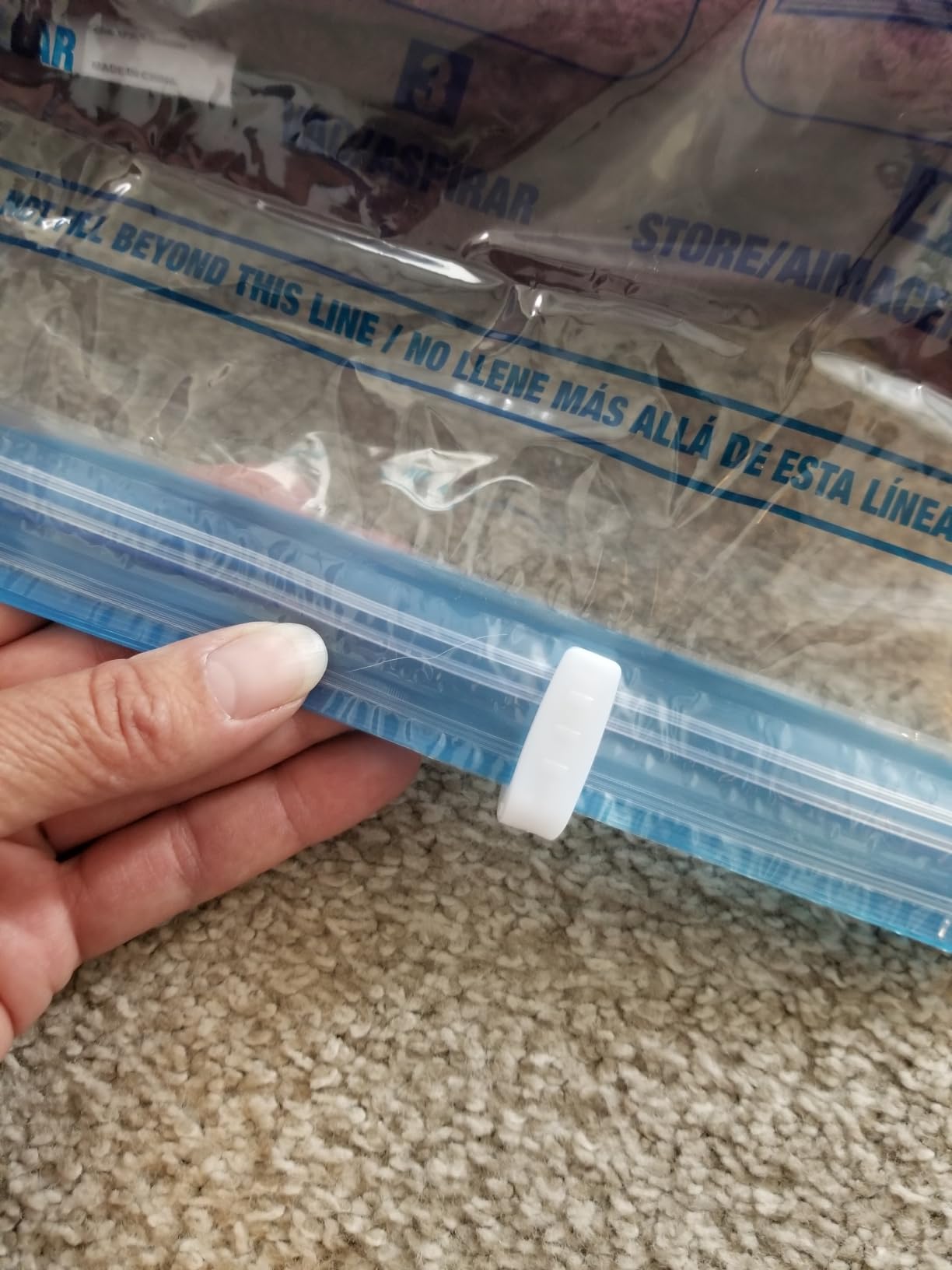 12 Jumbo Vacuum Storage Bags for Bedding, Vacuum Seal Bags for Clothing customer photo 1