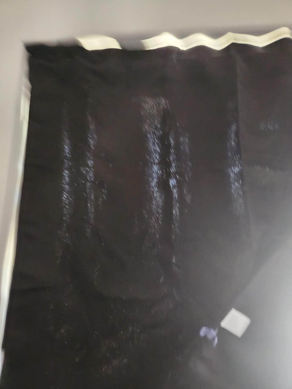 MIULEE Black Short Blackout Curtains 40