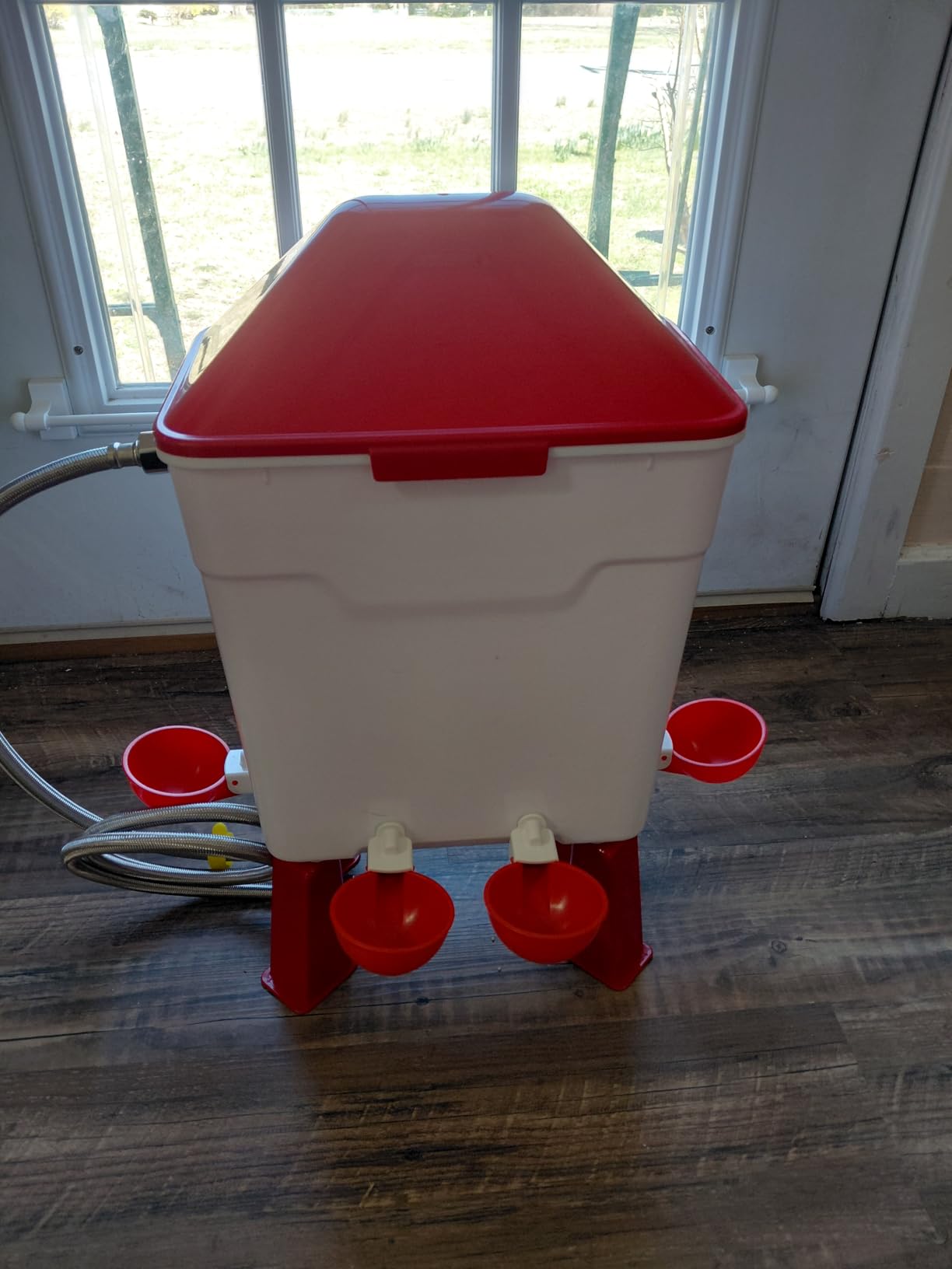 3 Gallon Automatic Chicken Waterer for Hands-Free Hydration, Float-Controlled Chicken Watering System with Leak-Proof Design, 2.75
