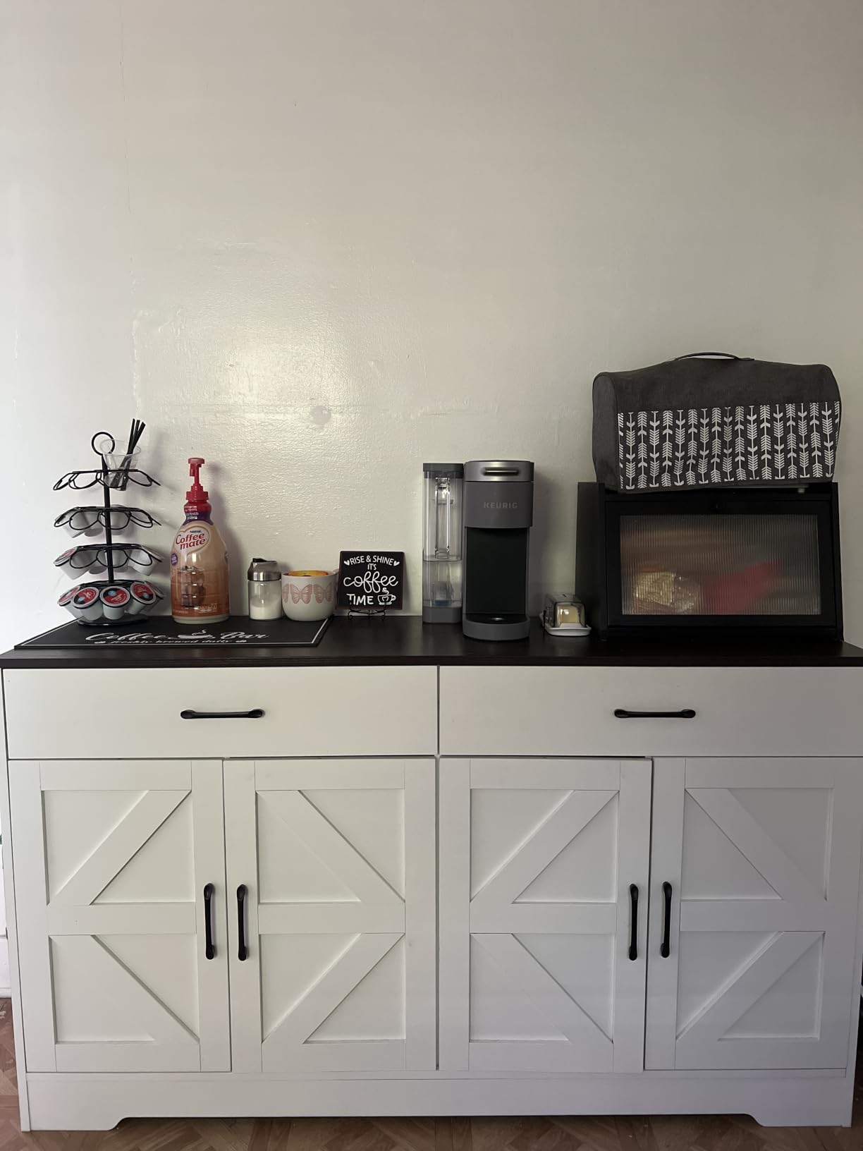 Sideboard Buffet Cabinet with Storage, 55.1