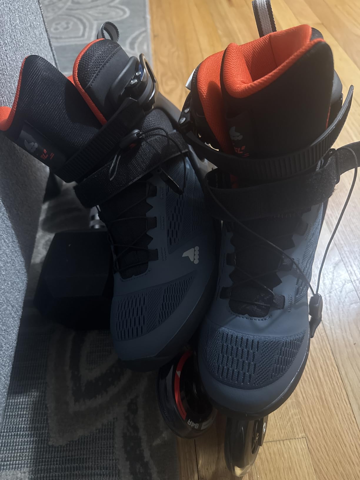Rollerblade Macroblade 90 Men's Adult Fitness Inline Skate, Orion Blue/Spicy Orange customer photo 1