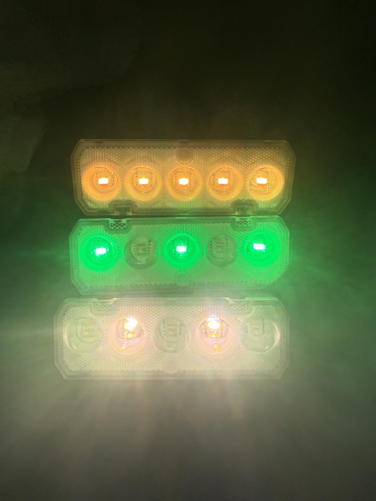Tenmiro Solar Fence Lights Outdoor 10 Pack, 40 Modes RGB & Cold/Warm White Wall Lights with 5 Lens, IP67 Waterproof Dusk to Dawn Outside Lighs for Backyard, Patio, Yard, Pool, Deck, Railing Decor customer photo 1