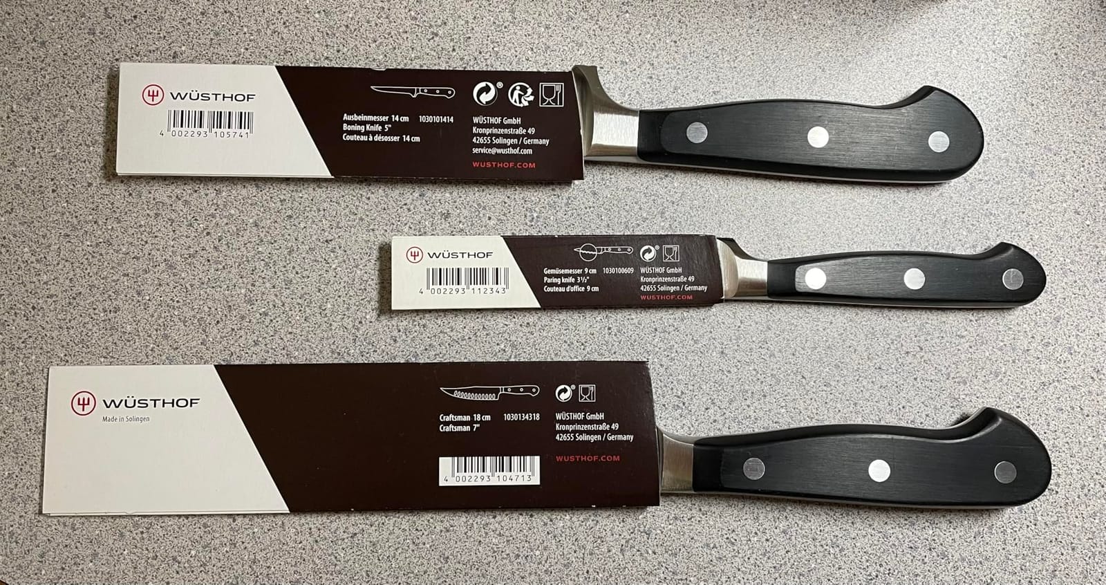WÜSTHOF Classic 3-Piece BBQ Prep Knife Set customer photo 2