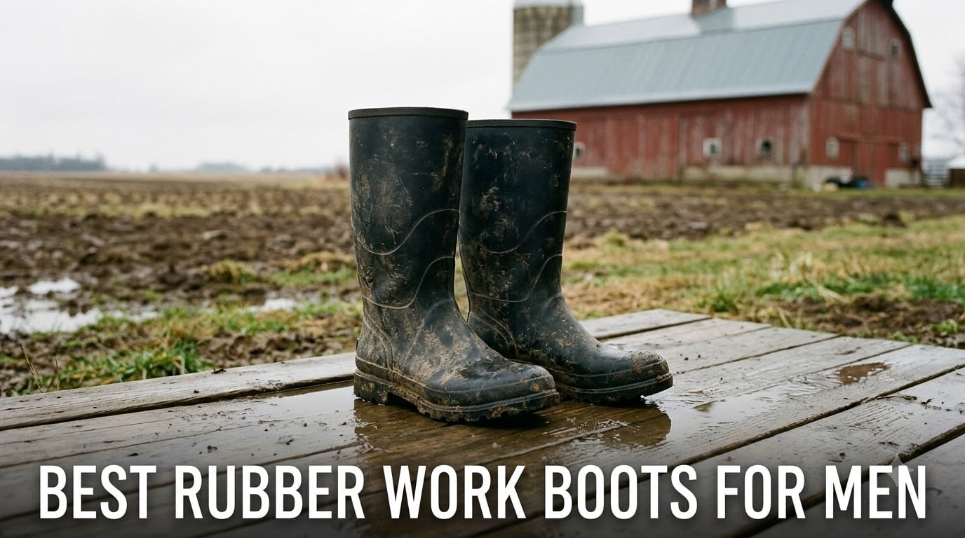 best rubber work boots for men