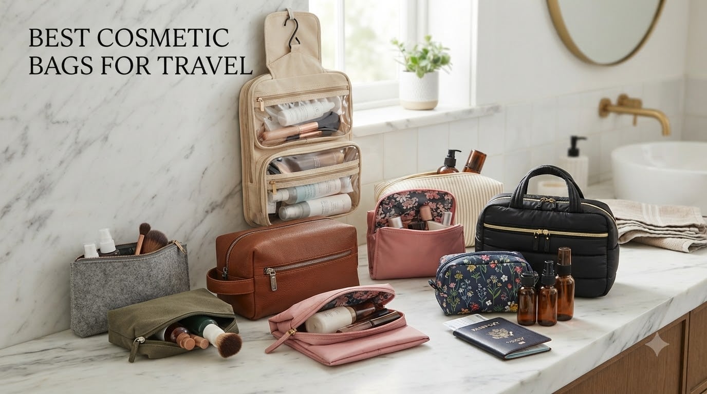 best cosmetic bags for travel