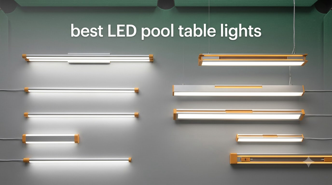best LED pool table lights