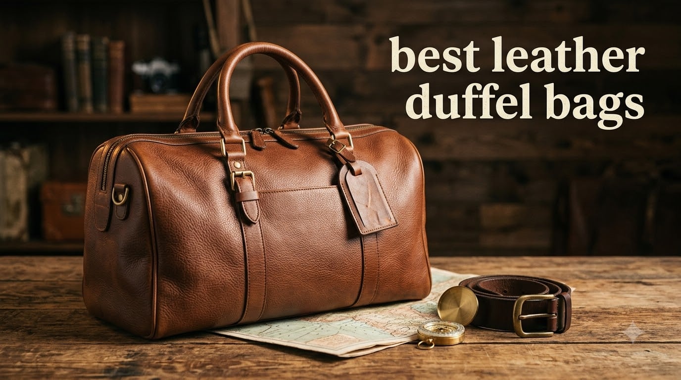 best leather duffel bags