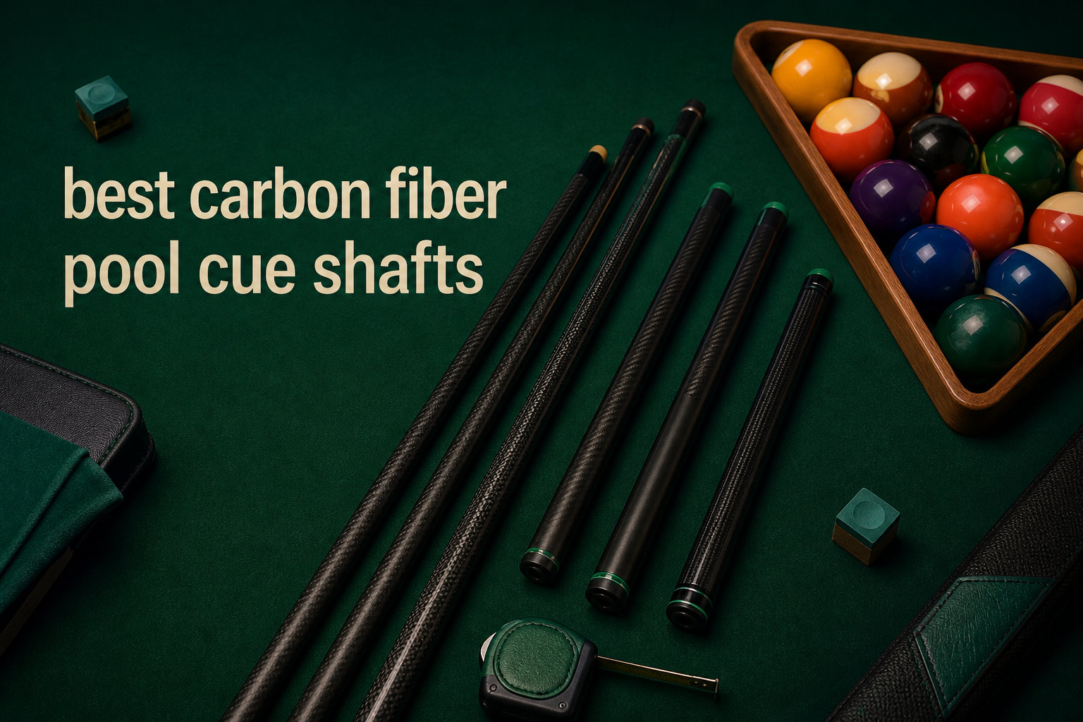 best carbon fiber pool cue shafts