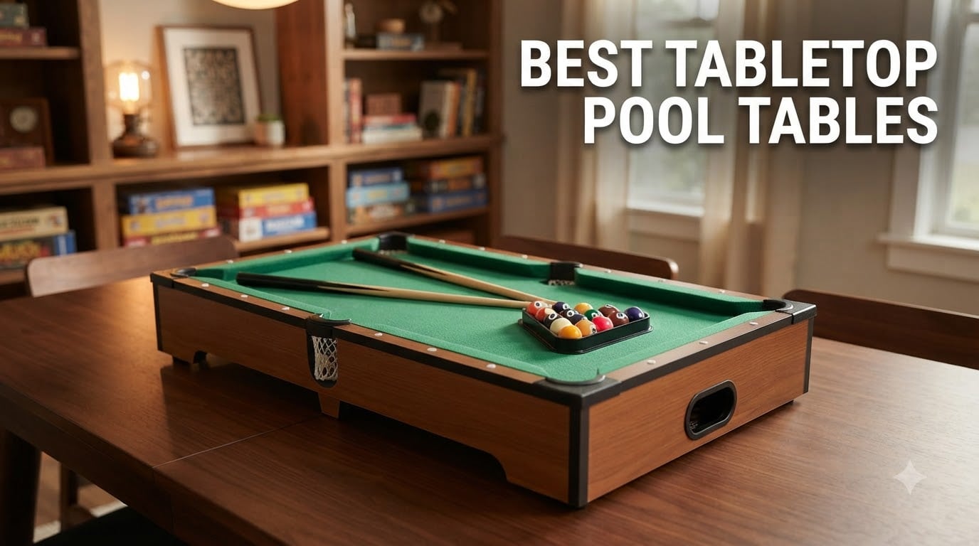 best tabletop pool tables