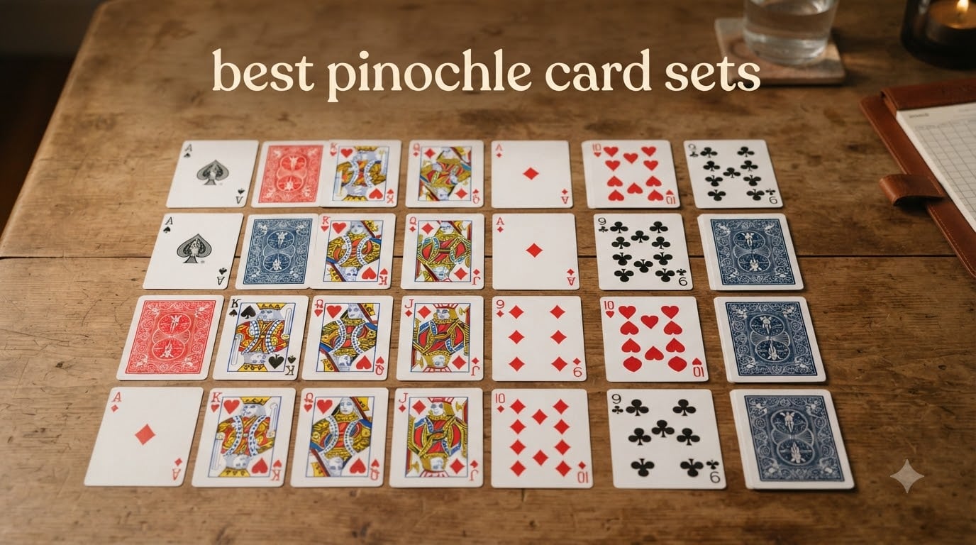 best pinochle card sets
