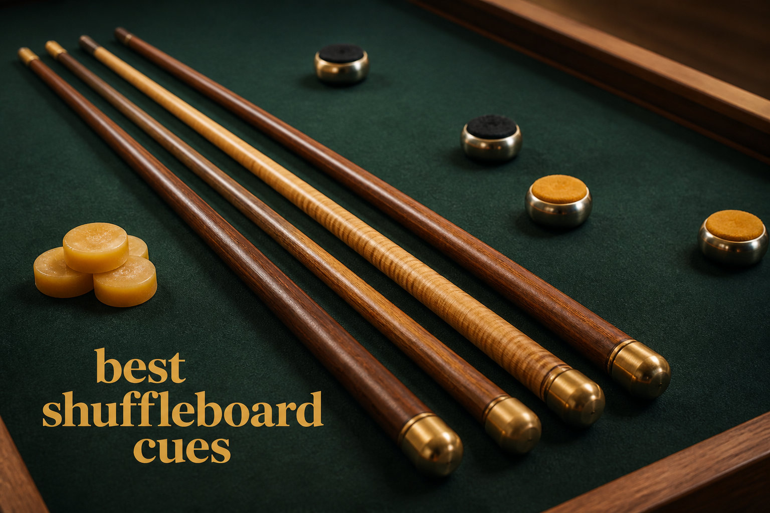 best shuffleboard cues