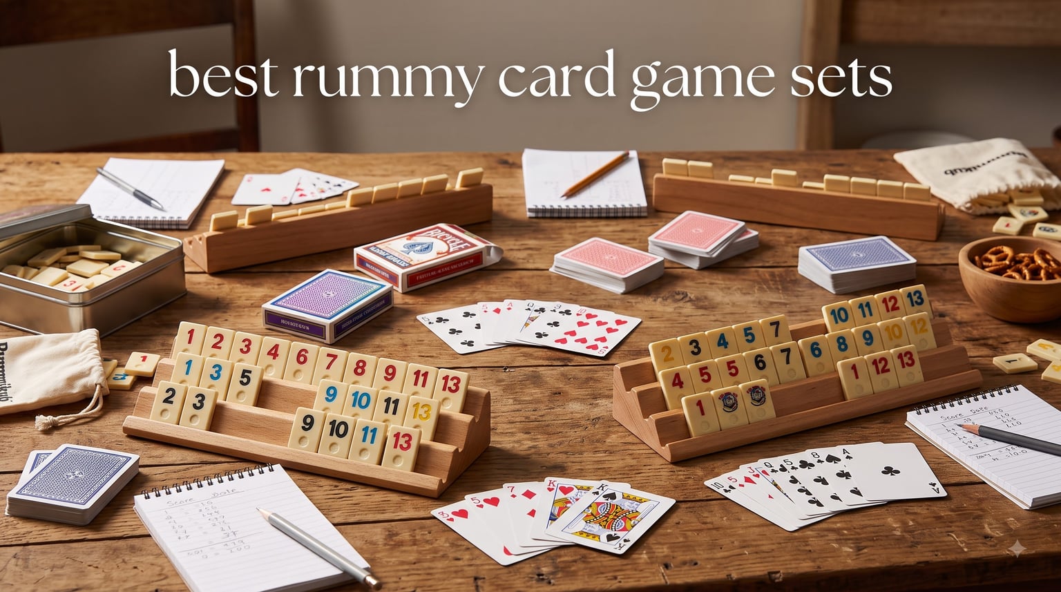 best rummy card game sets