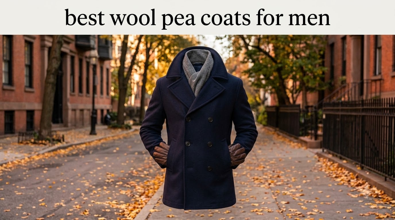 best wool pea coats for men