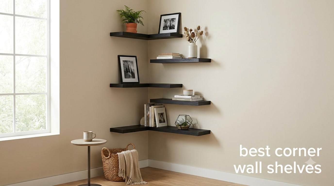 best corner wall shelves