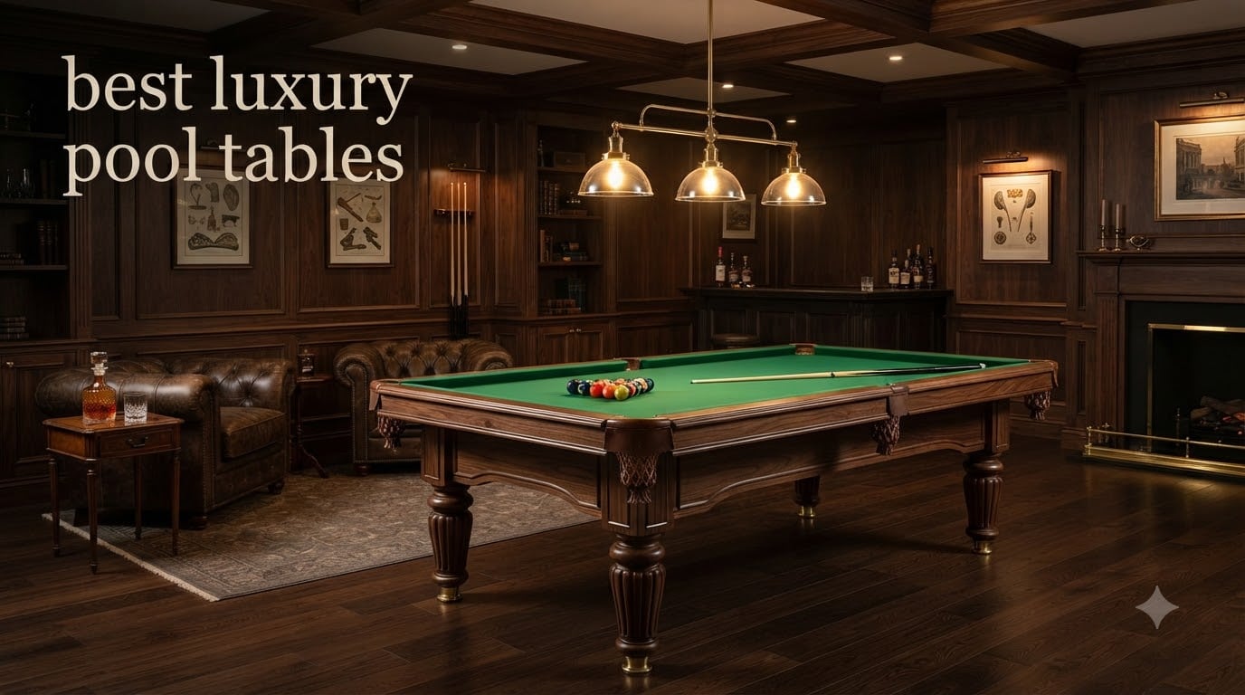 best luxury pool tables