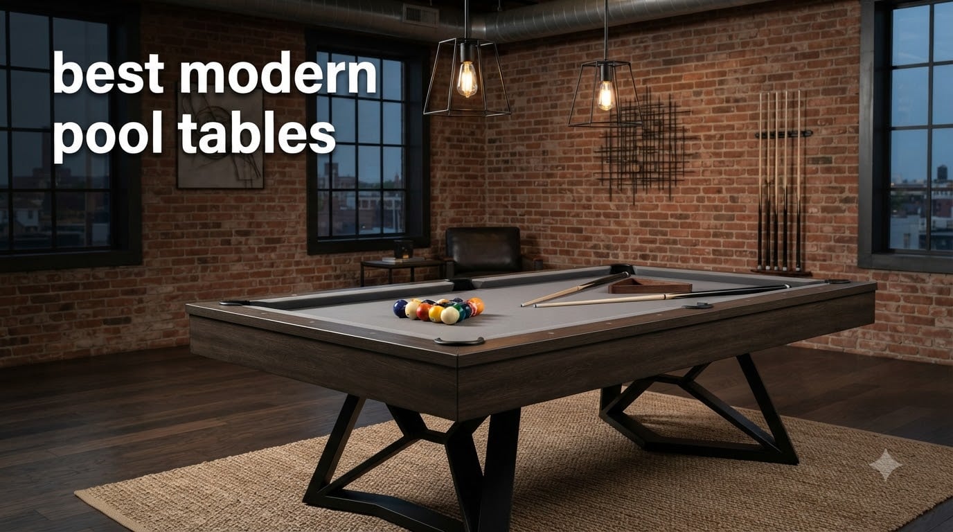 best modern pool tables