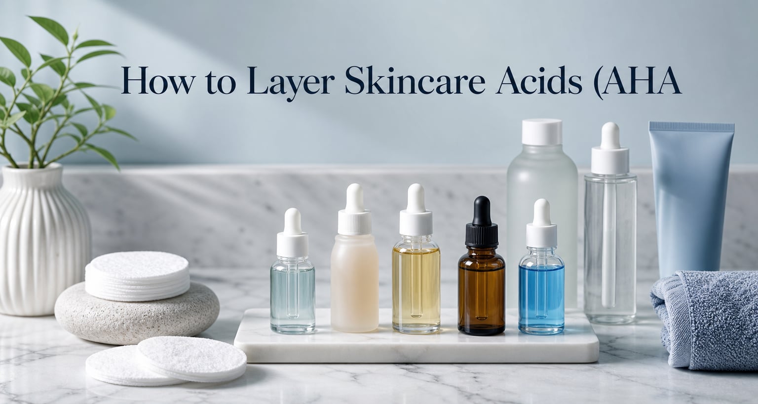 How to Layer Skincare Acids (AHA