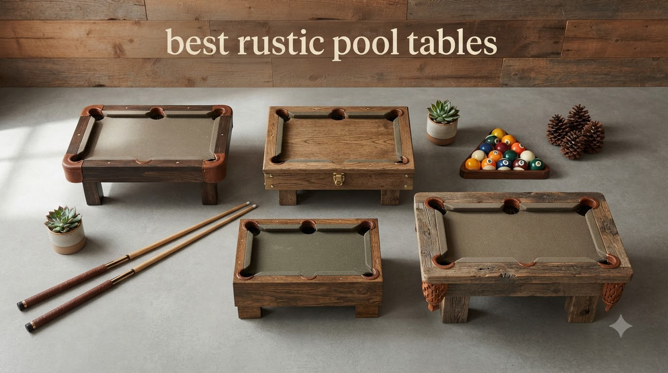 best rustic pool tables