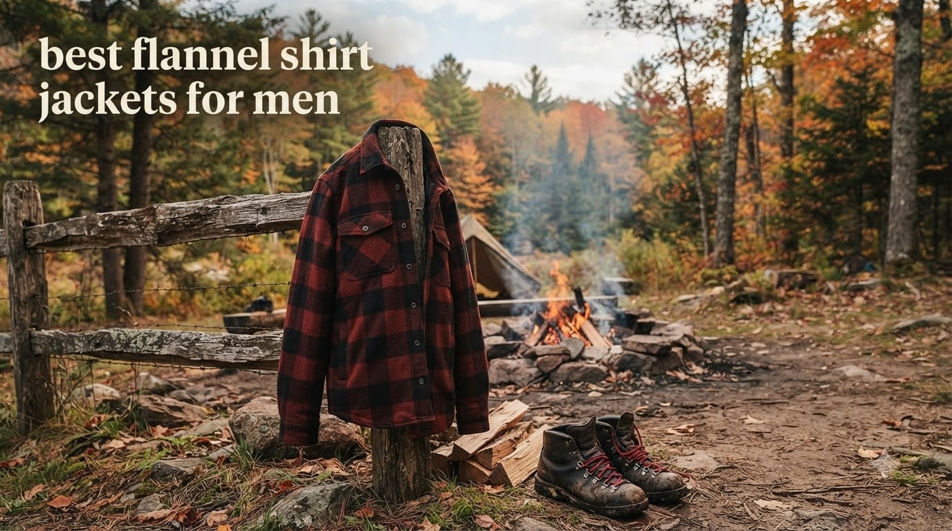 best flannel shirt jackets for men