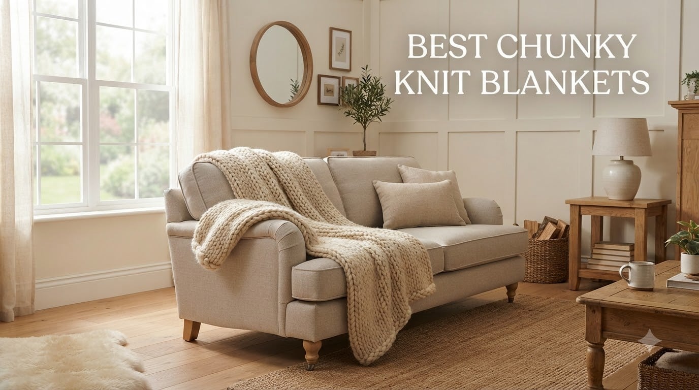 best chunky knit blankets