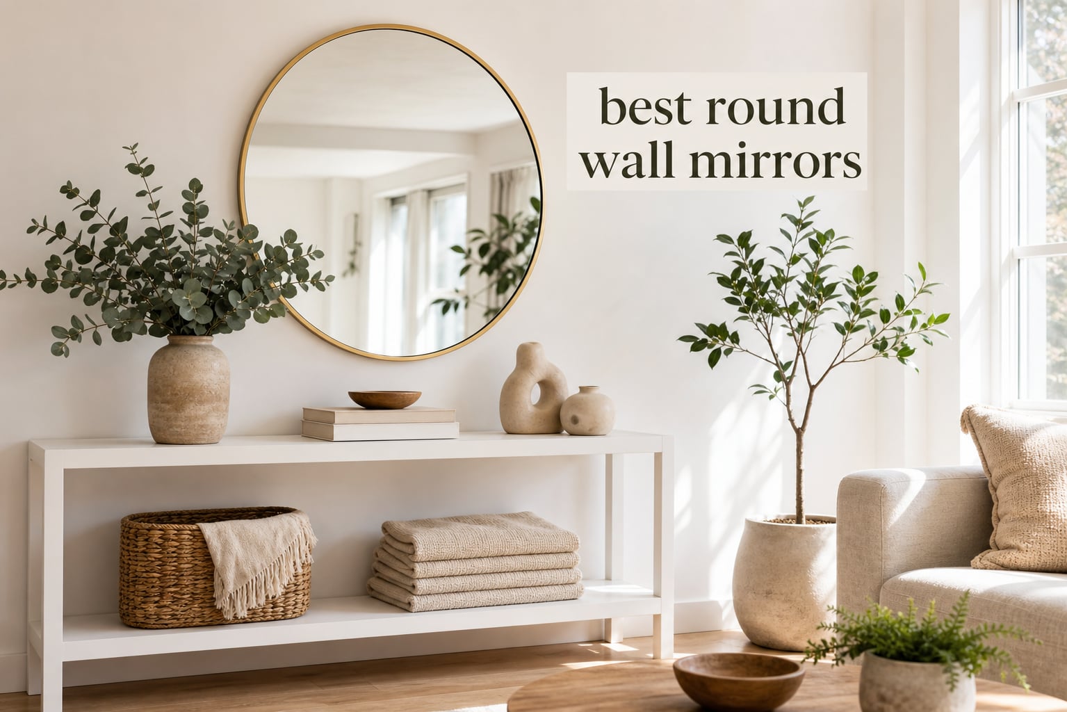 best round wall mirrors