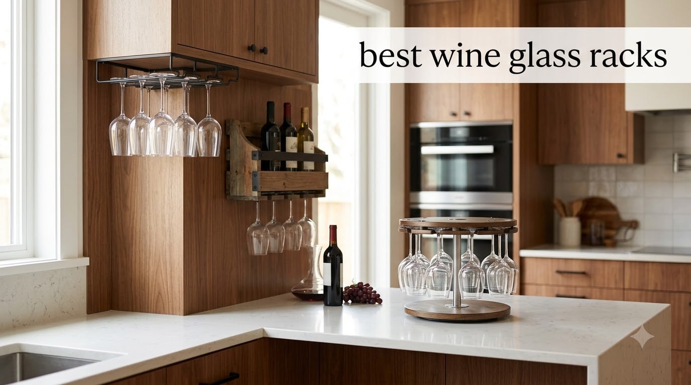best wine glass racks