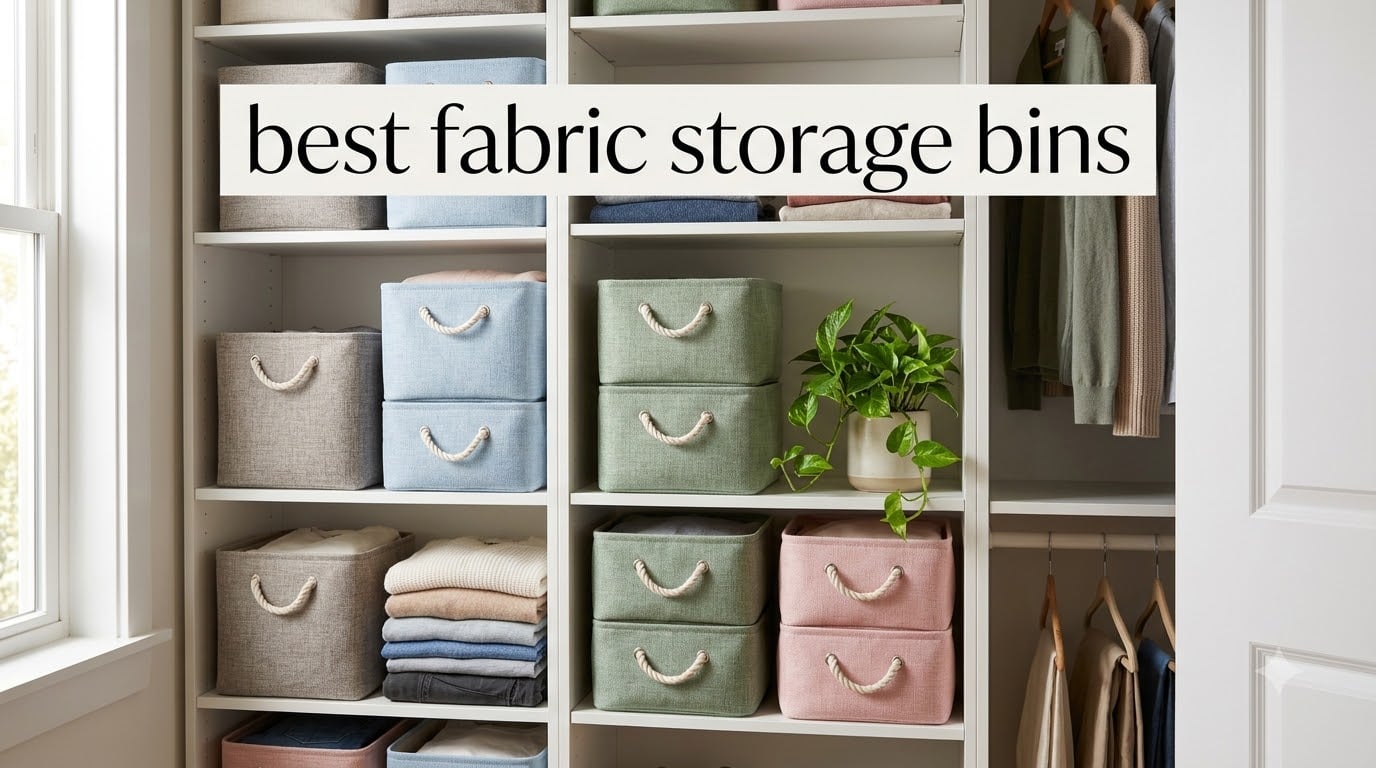 best fabric storage bins