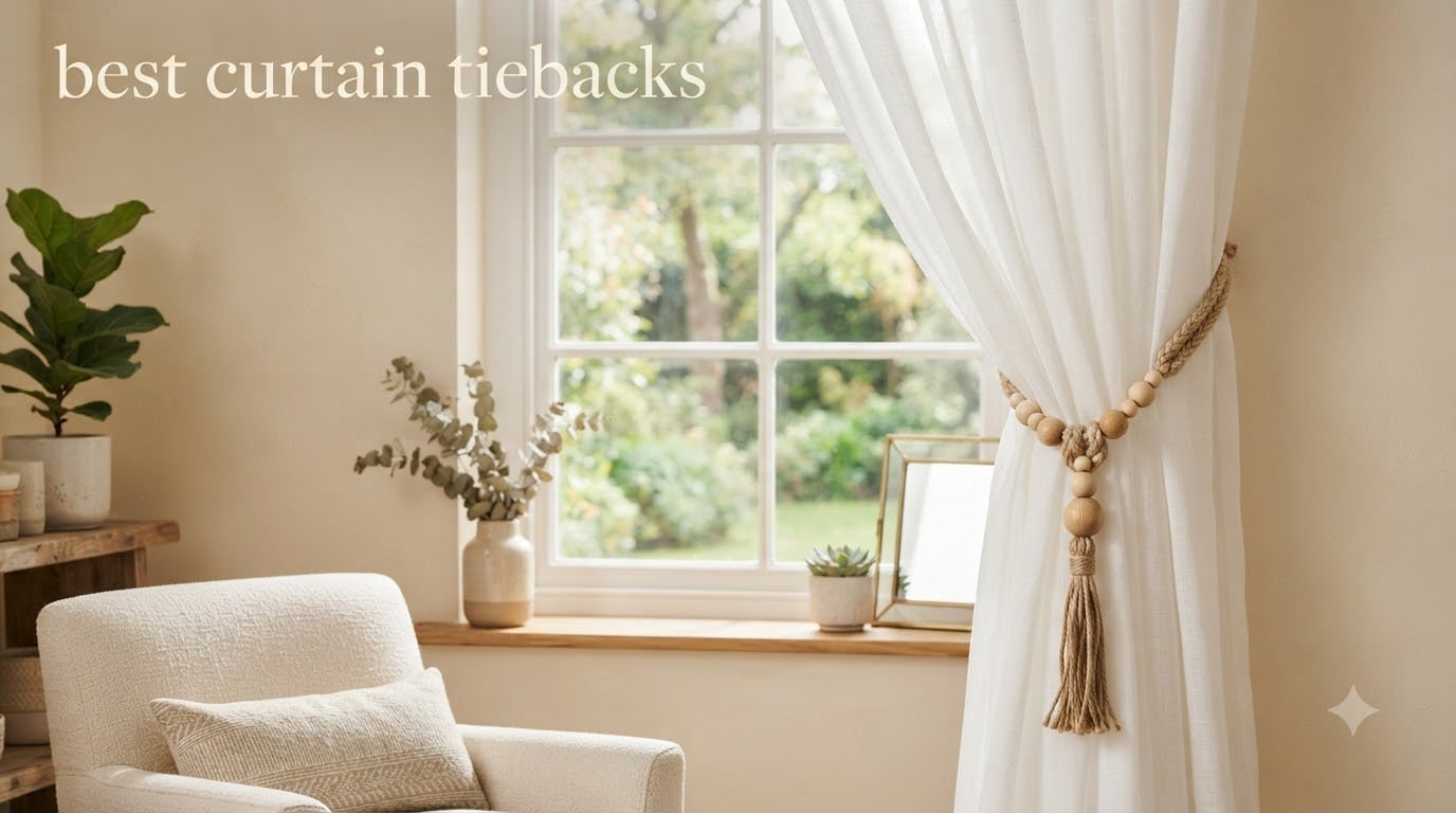 best curtain tiebacks