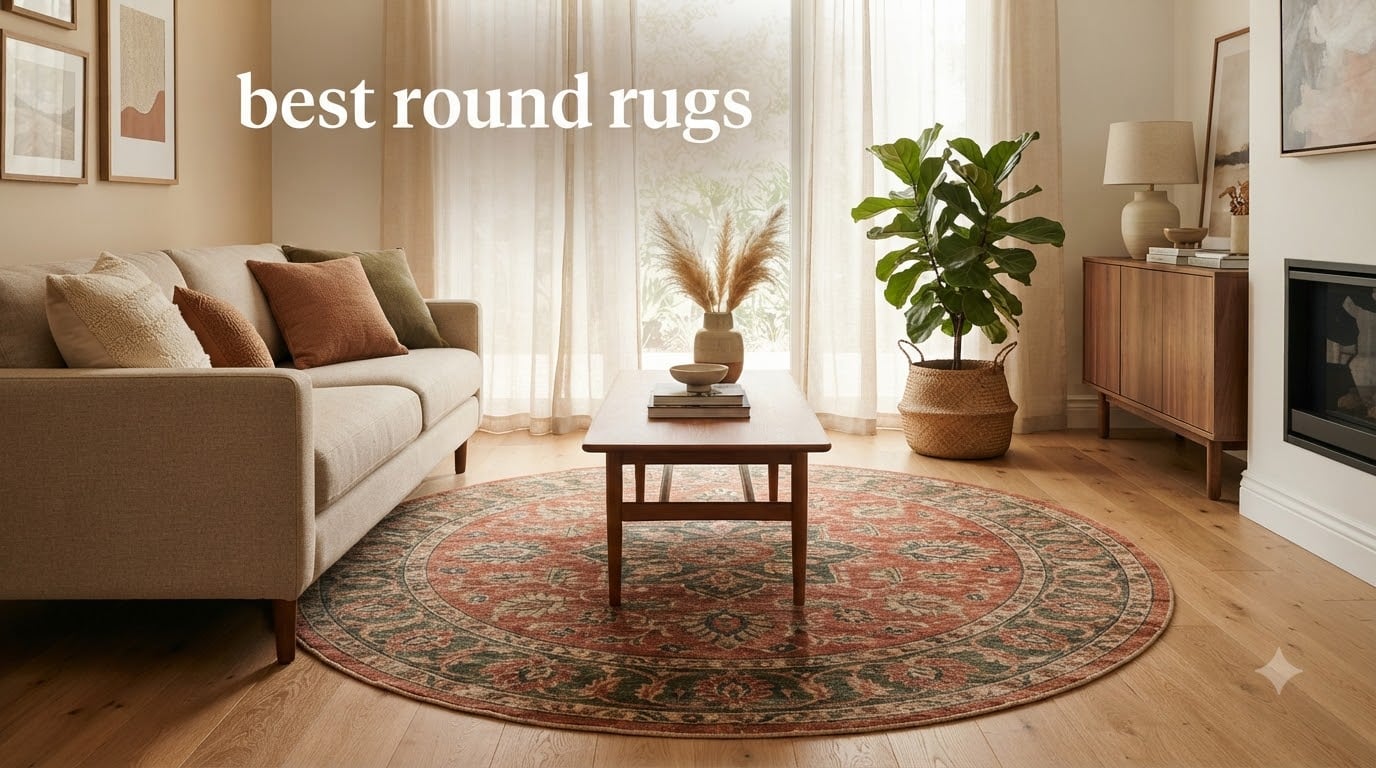 best round rugs