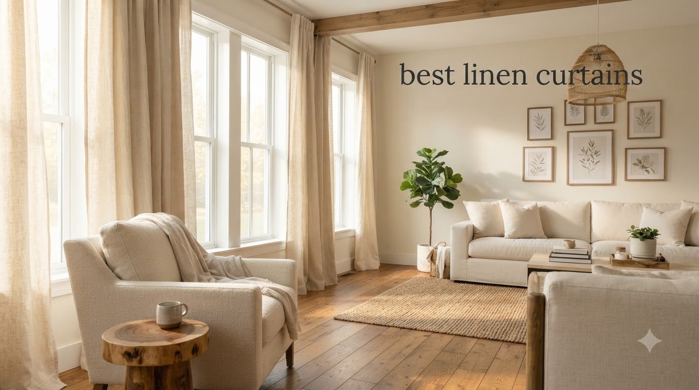 best linen curtains