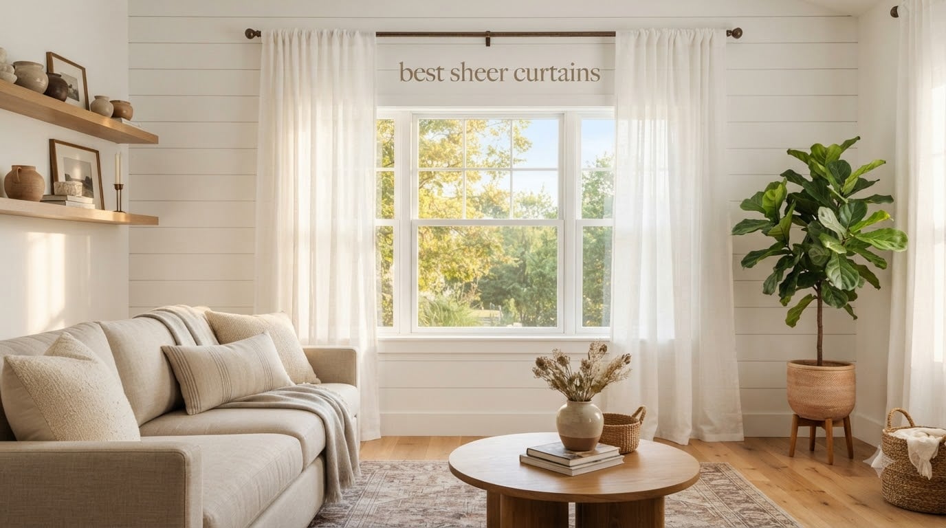 best sheer curtains