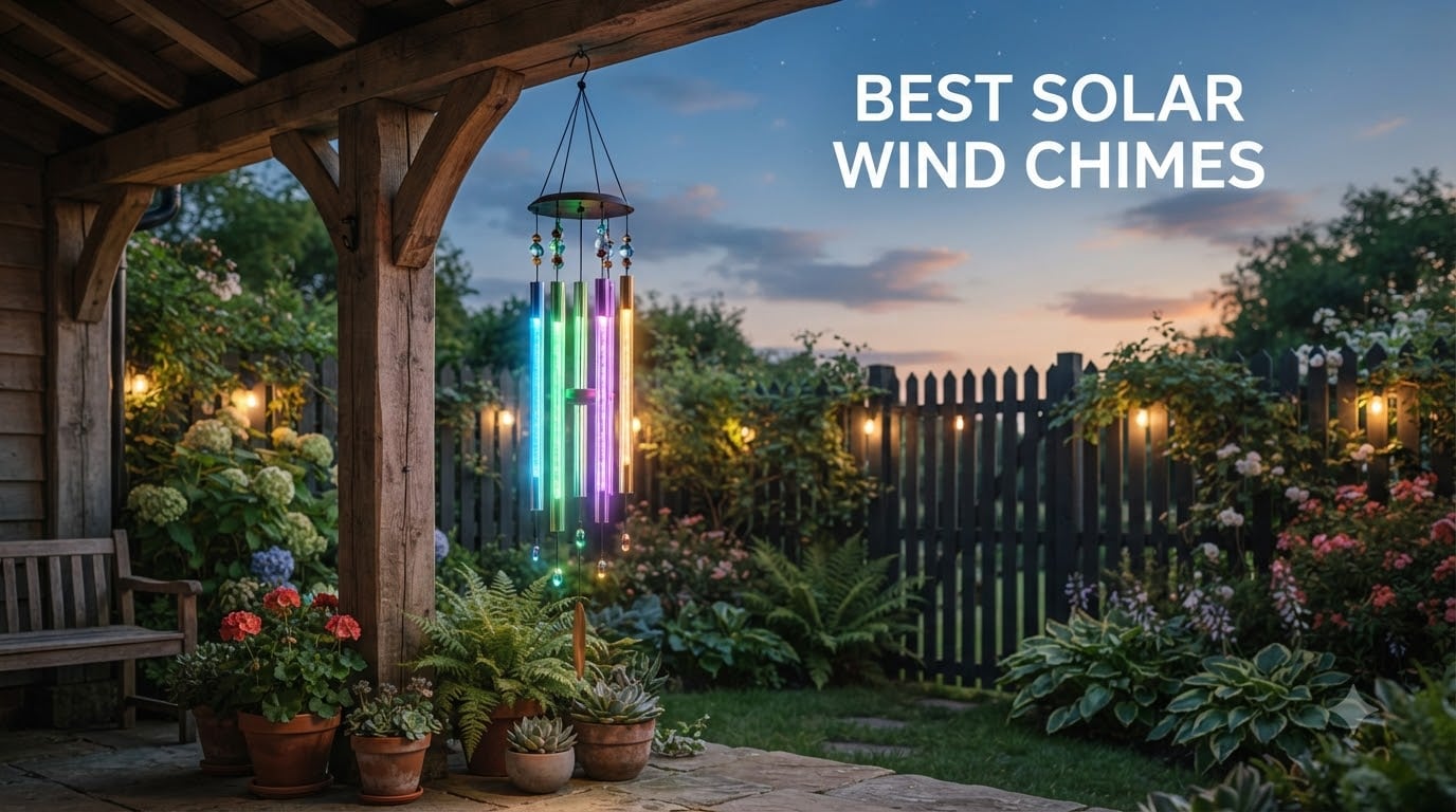 best solar wind chimes
