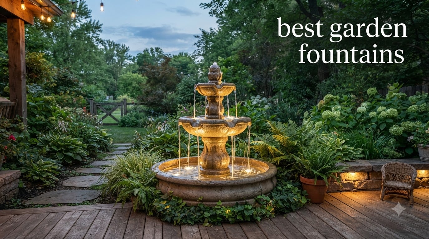 best garden fountains