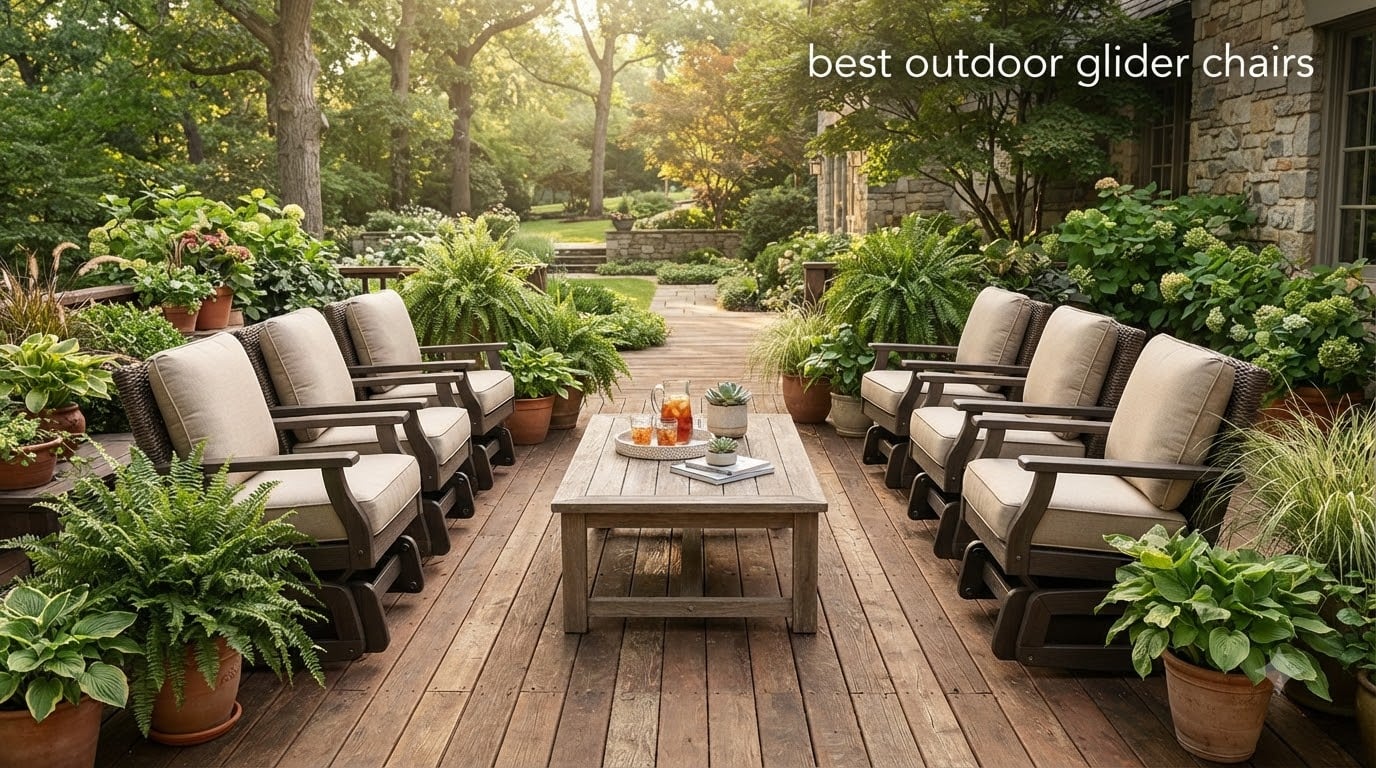 best outdoor glider chairs
