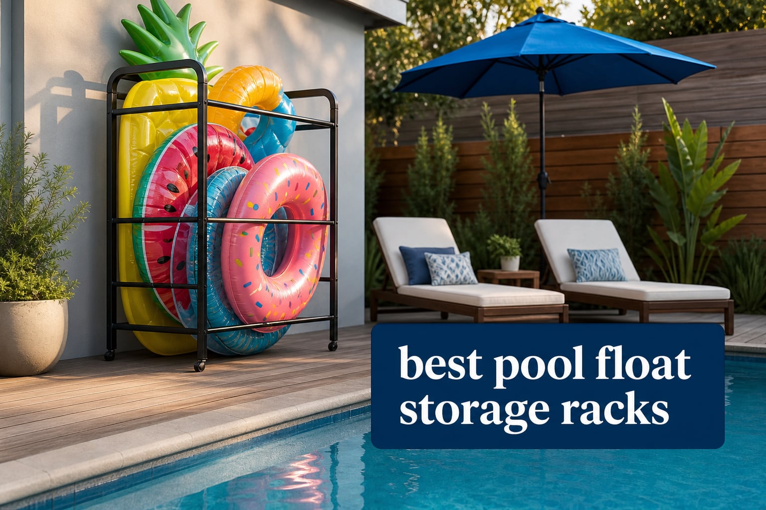 best pool float storage racks