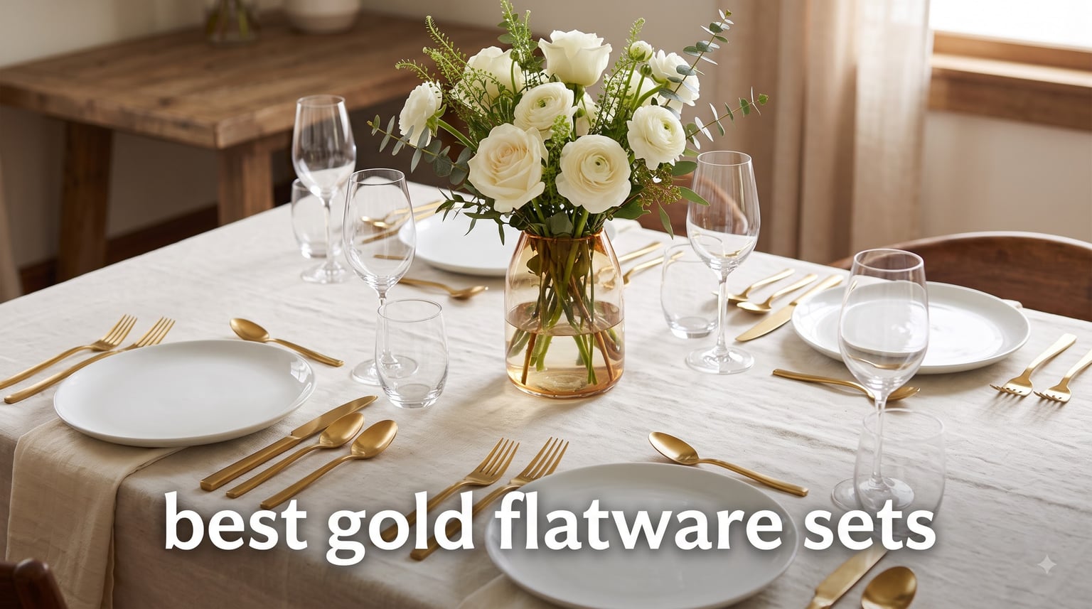 best gold flatware sets
