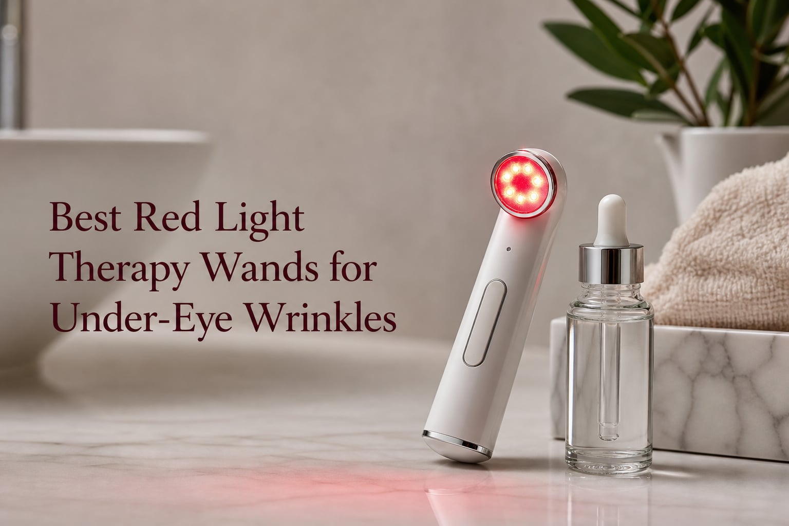 7 Best Red Light Therapy Wands for Under-Eye Wrinkles