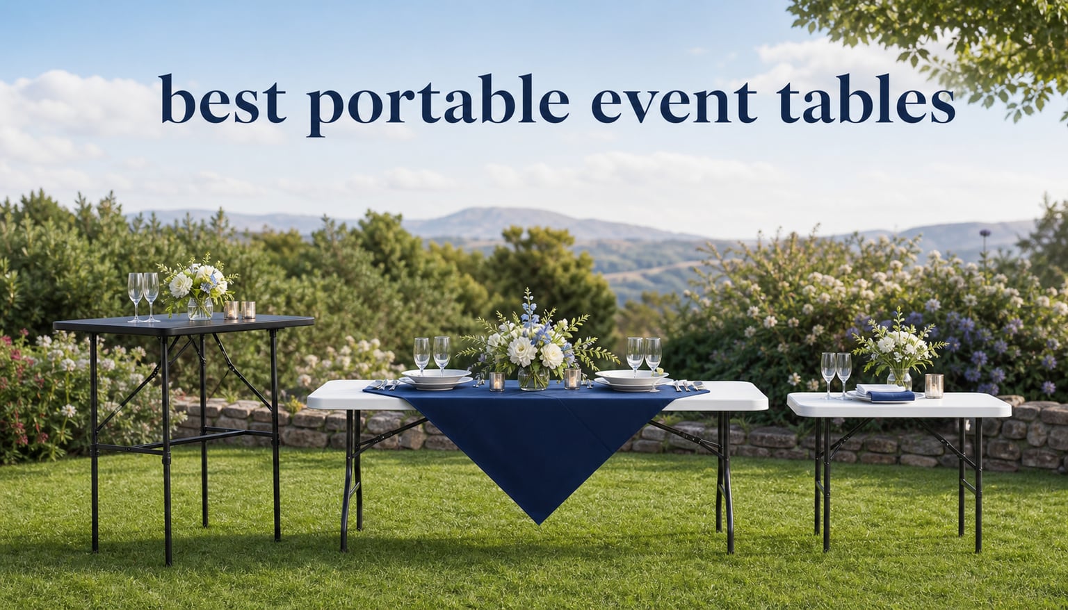best portable event tables