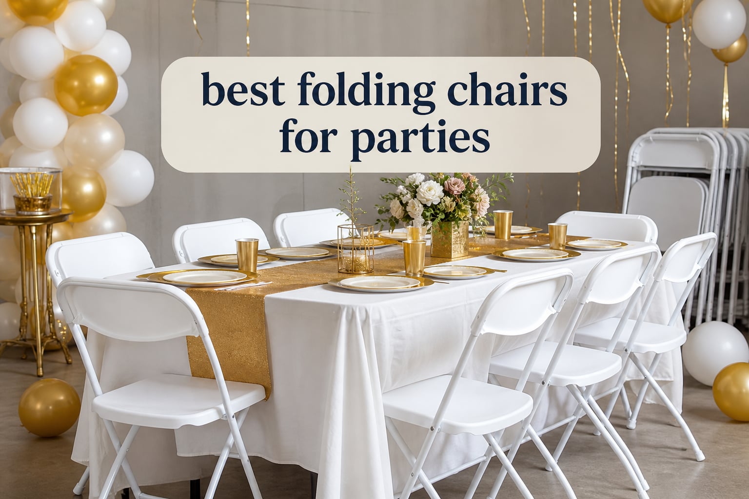 best folding chairs for parties