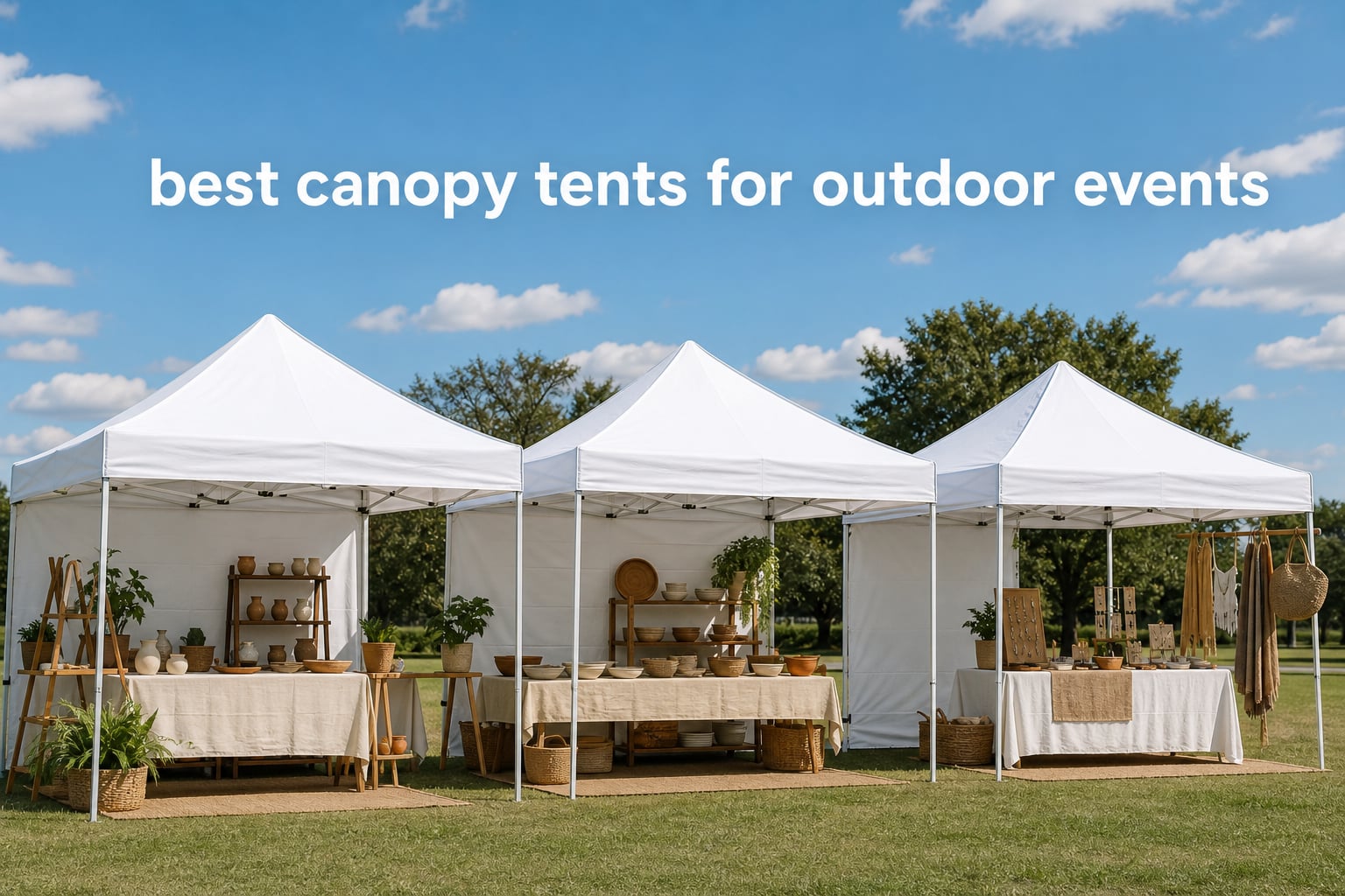 best canopy tents for outdoor events