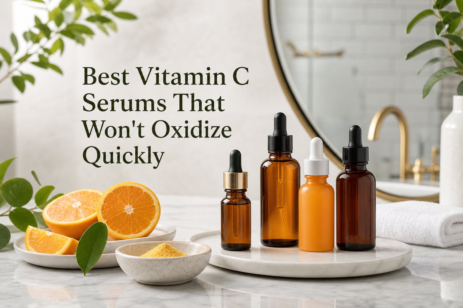 8 Best Vitamin C Serums That Won't Oxidize Quickly