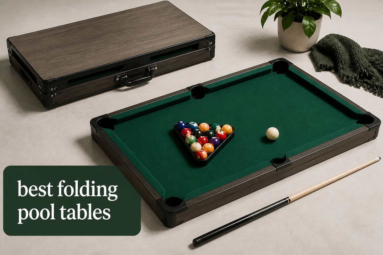 best folding pool tables