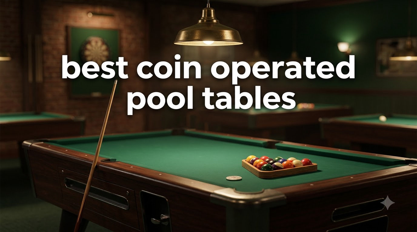 best coin operated pool tables