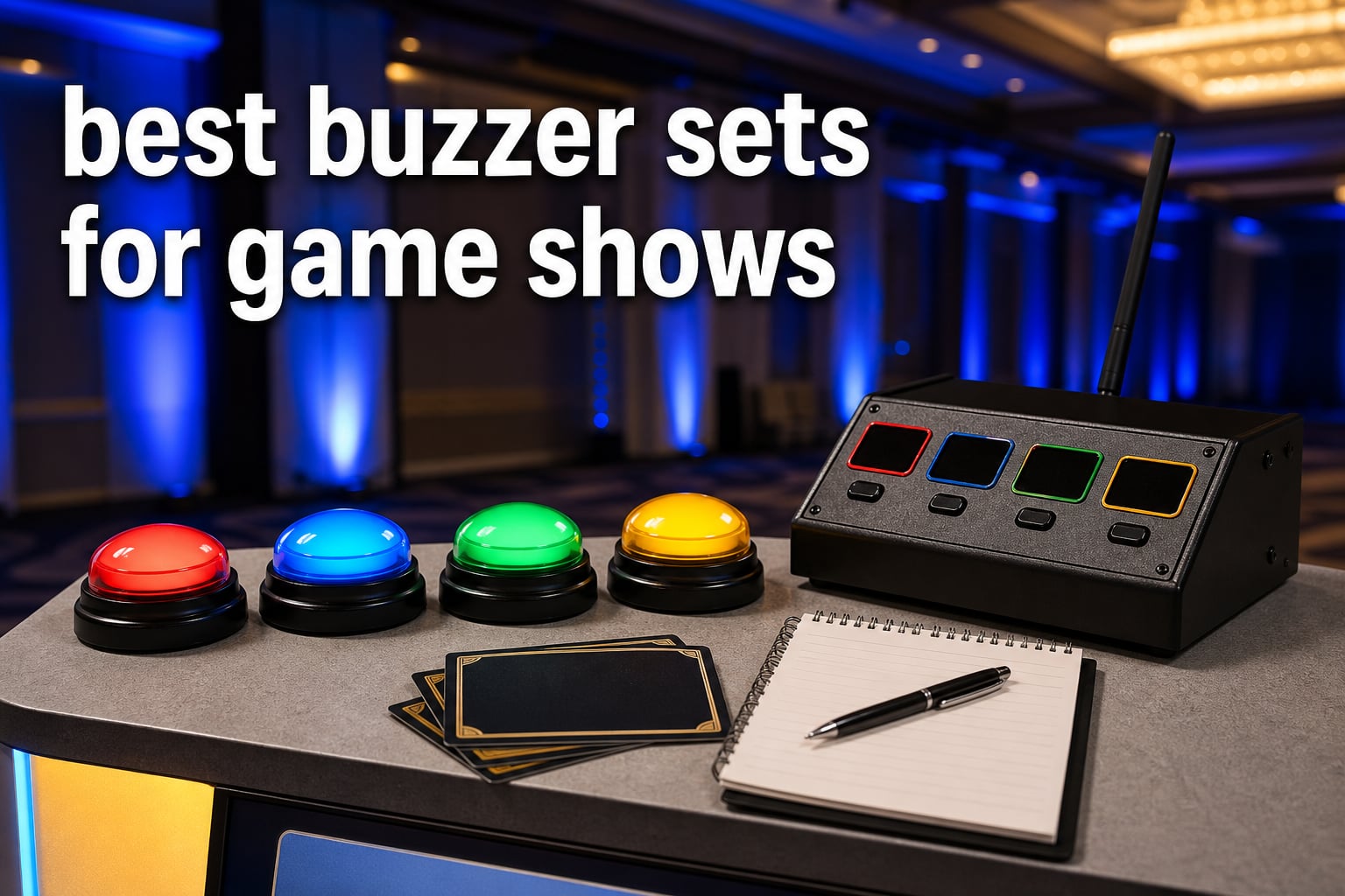best buzzer sets for game shows