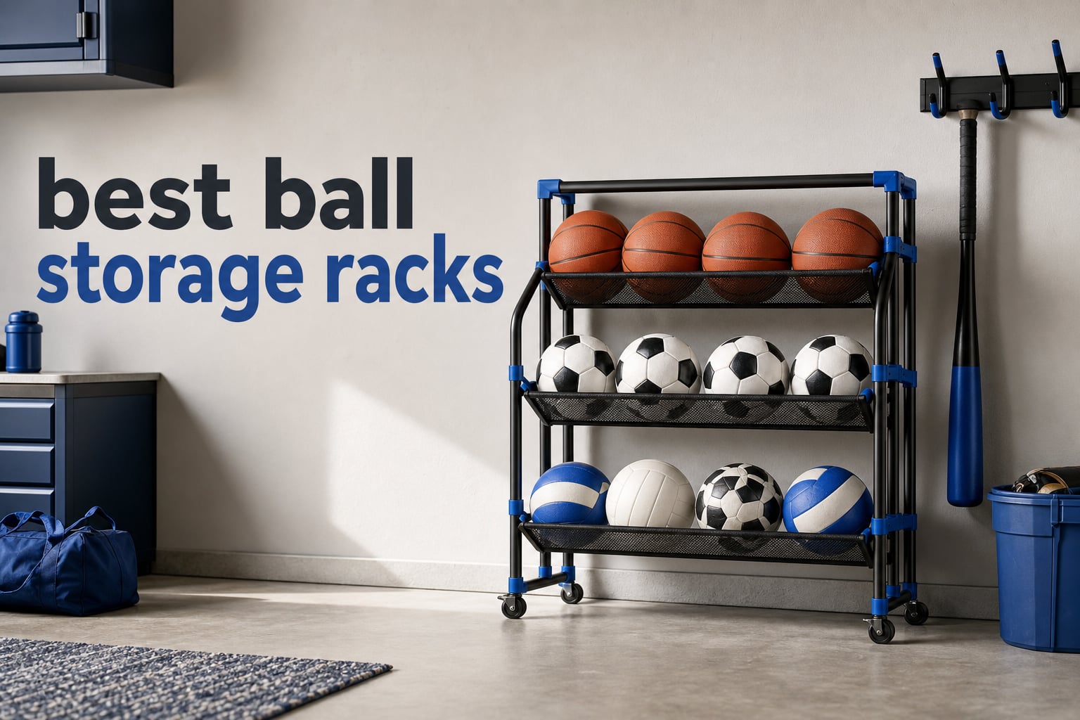 best ball storage racks