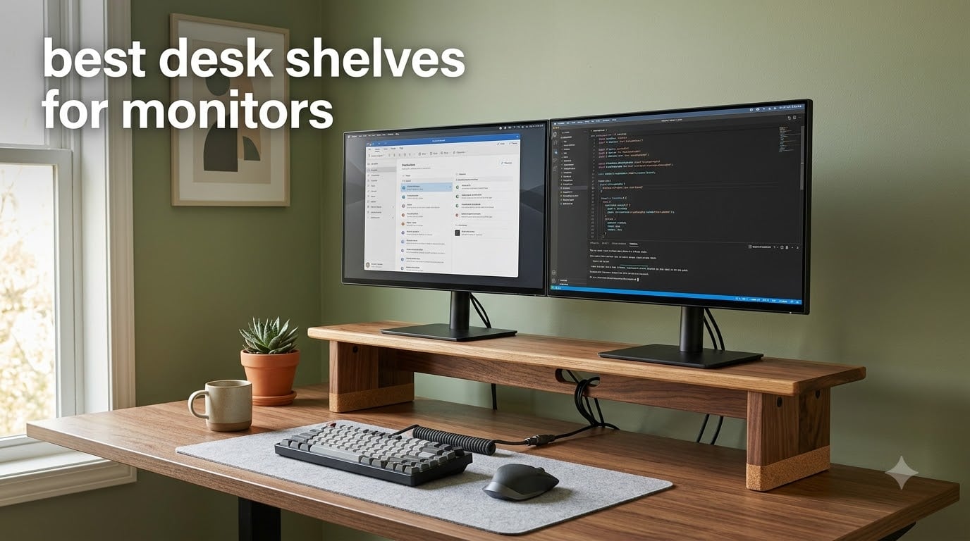 best desk shelves for monitors