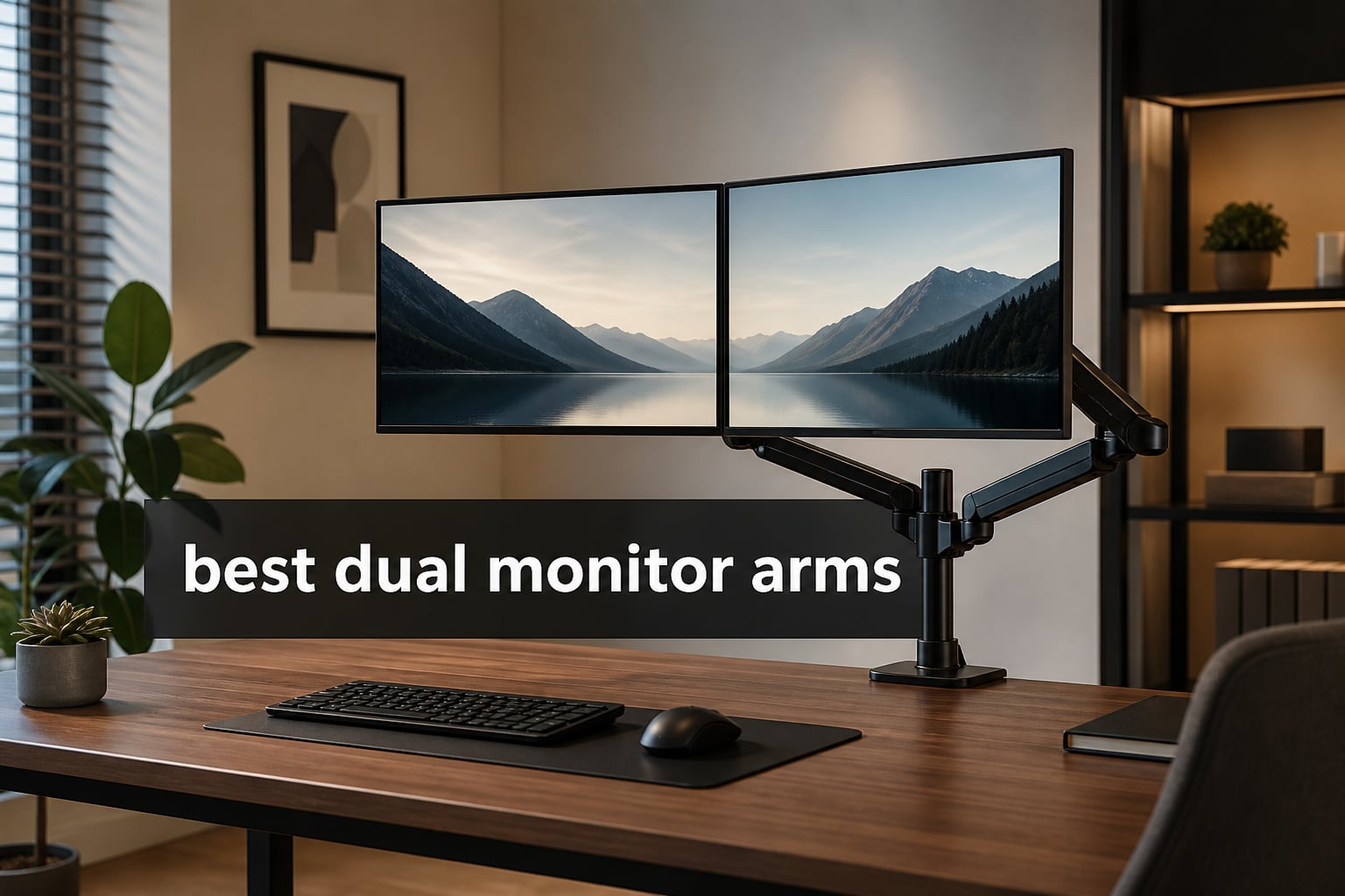 best dual monitor arms